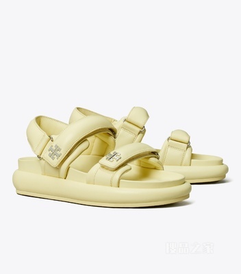 TORY BURCH x BonBon Kira 运动凉鞋 香蕉棉花糖色