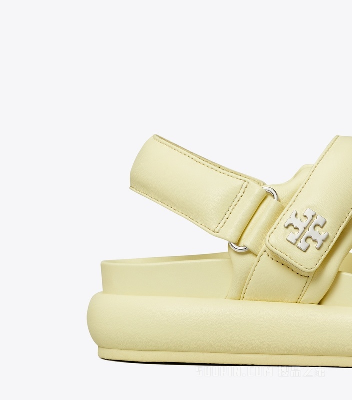 TORY BURCH x BonBon Kira 运动凉鞋 香蕉棉花糖色