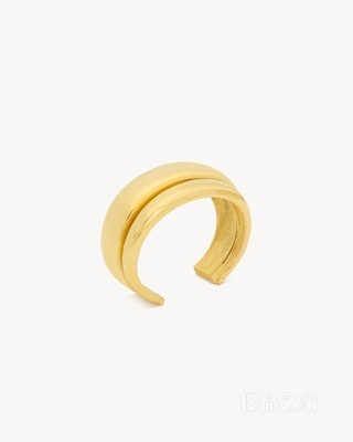 不规则金属叠搭手镯