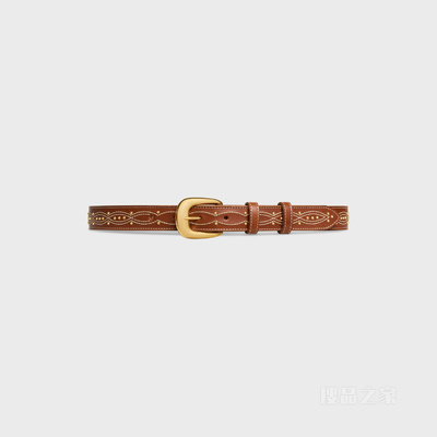 WESTERN中号25毫米腰带 驼色-04FE