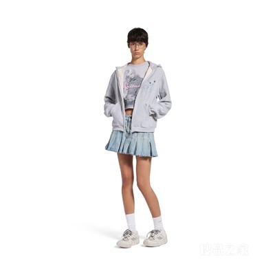 BALENCIAGA MUSIC | BRITNEY SPEARS SERIES HOODIE常规版型拉链连帽卫衣