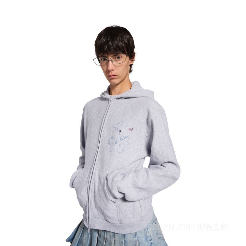 BALENCIAGA MUSIC | BRITNEY SPEARS SERIES HOODIE常规版型拉链连帽卫衣