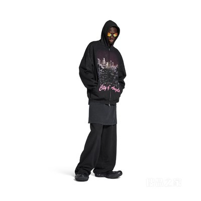 CITY OF ANGELS HOODIE外套拉链连帽卫衣