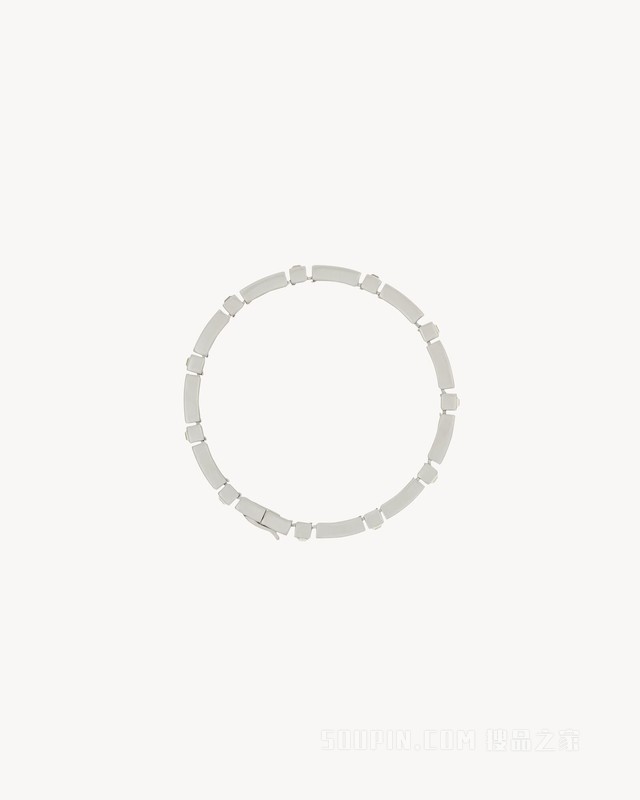 水晶条金属手链