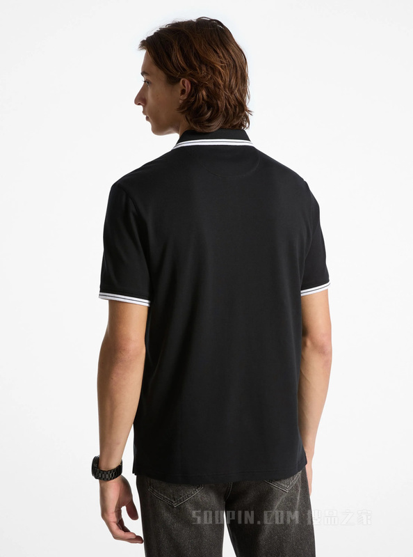 休闲翻领 Polo 衫