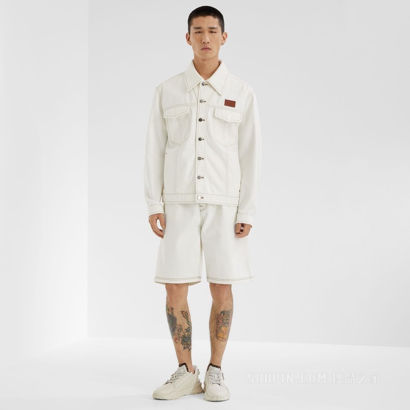 牛仔夹克 白色牛仔夹克