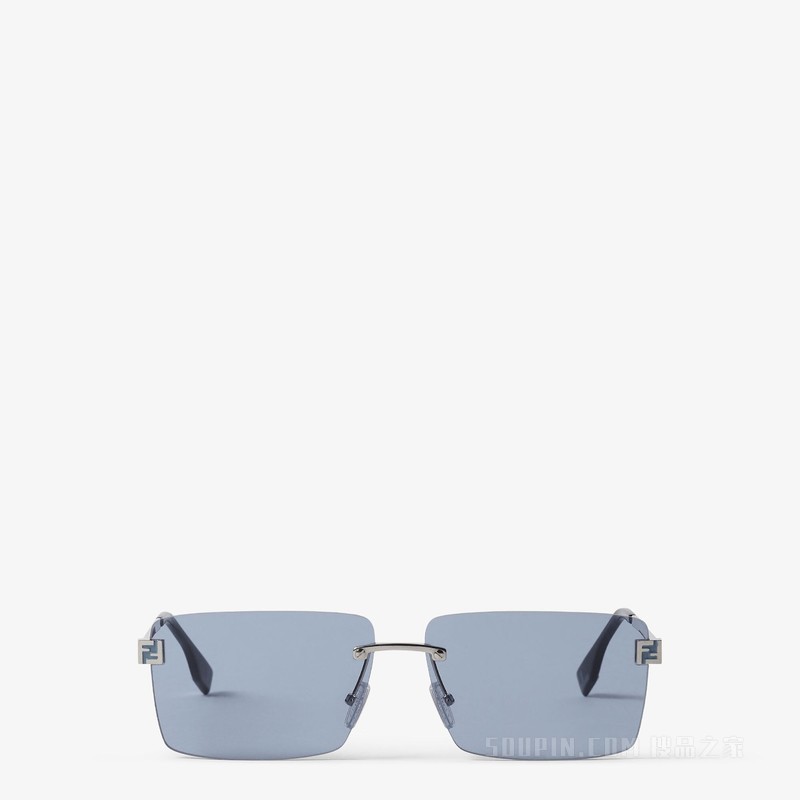 FENDI Sky 银色金属太阳镜