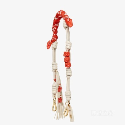 Strap You 山茶花色皮革肩带