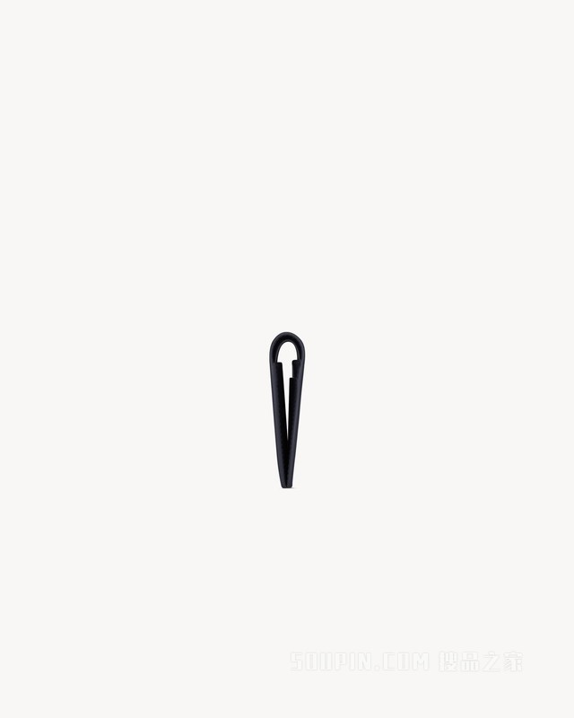 SAINT LAURENT PARIS光滑皮革信用卡钱包