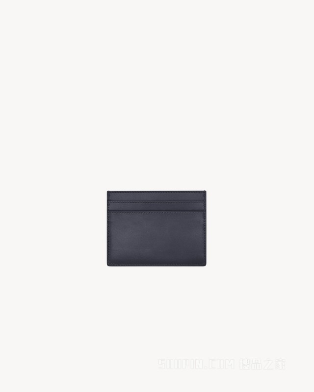SAINT LAURENT PARIS光滑皮革卡包