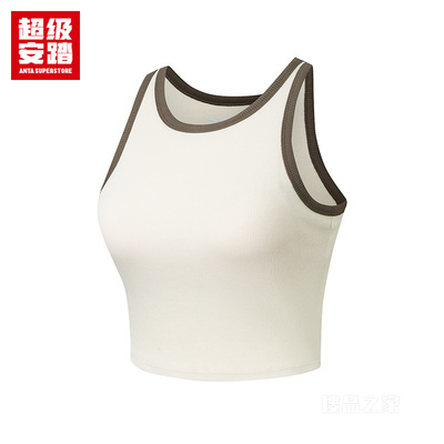 超级安踏生活系列运动复古女子针织背心
