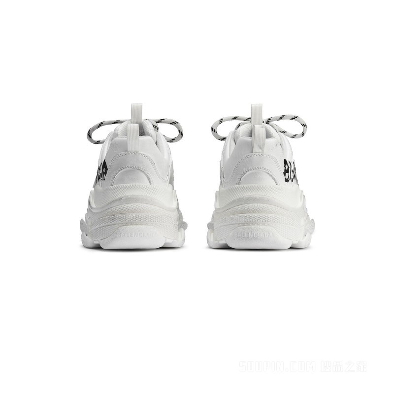 TRIPLE S PAINT LOGO男士运动鞋