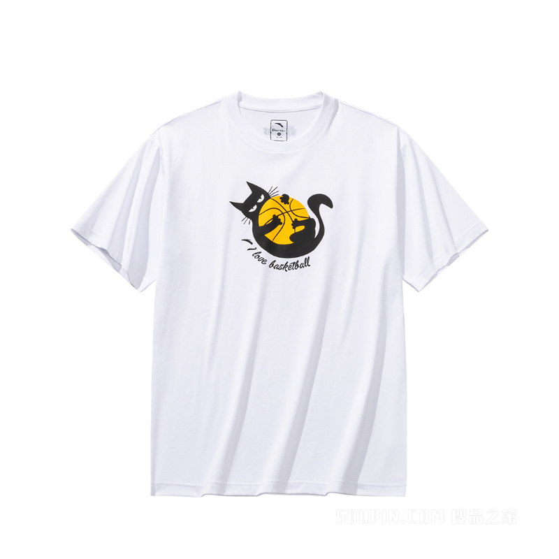 安踏篮球日记BallerDreams校园篮球男子短袖针织衫