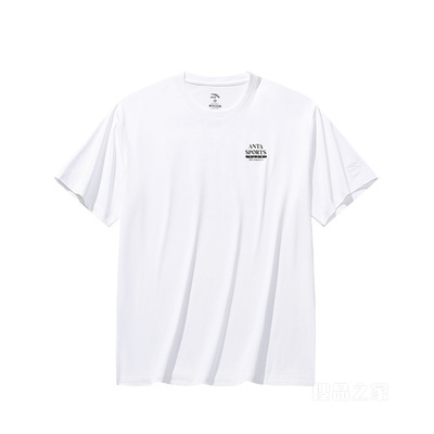 安踏冷萃TEE | 运动复古男子遮热凉感短袖针织衫