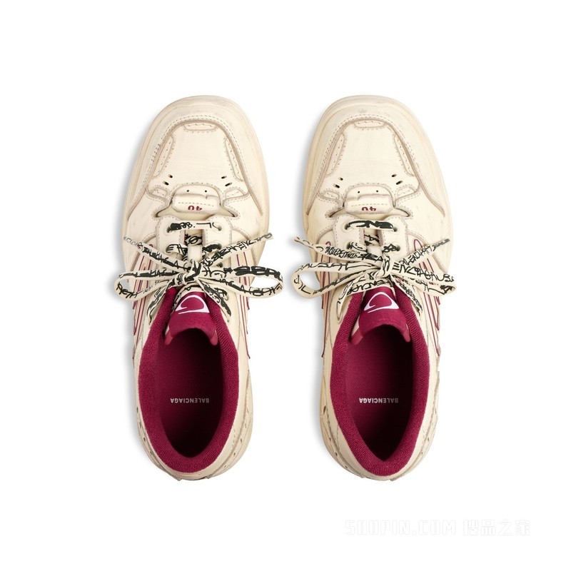 HAMPTONS WORN-OUT中度做旧女士运动鞋