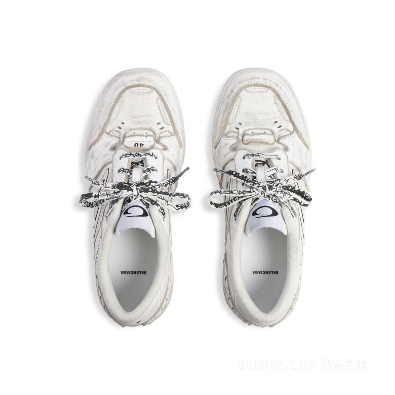 HAMPTONS WORN-OUT中度做旧女士运动鞋