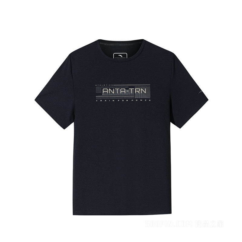 安踏冰丝TEE | 训练男子冰肤短袖针织衫
