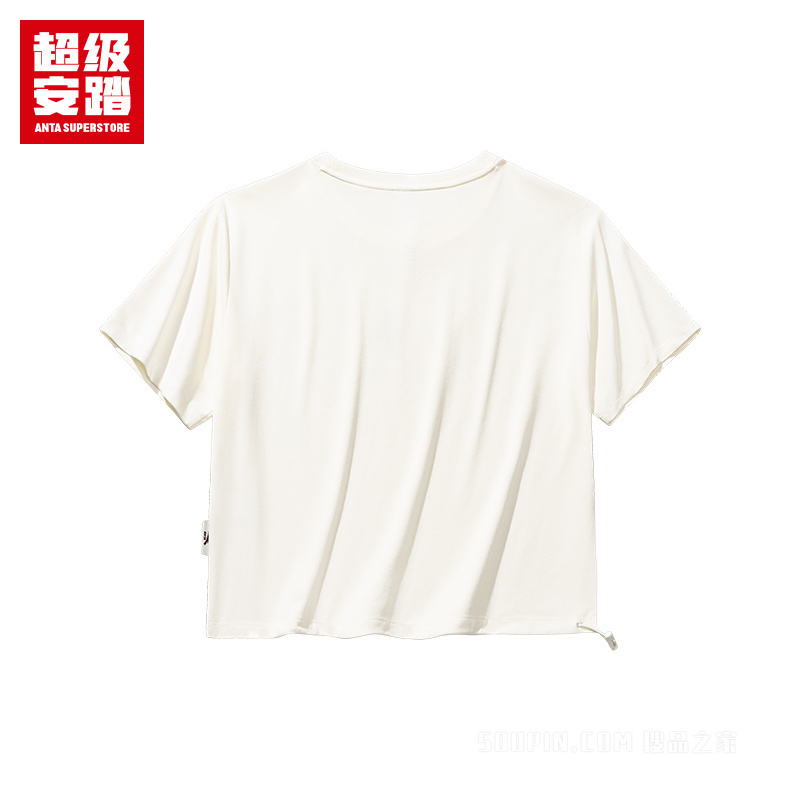 超级安踏×呆萌町联名女子冰肤短袖针织衫