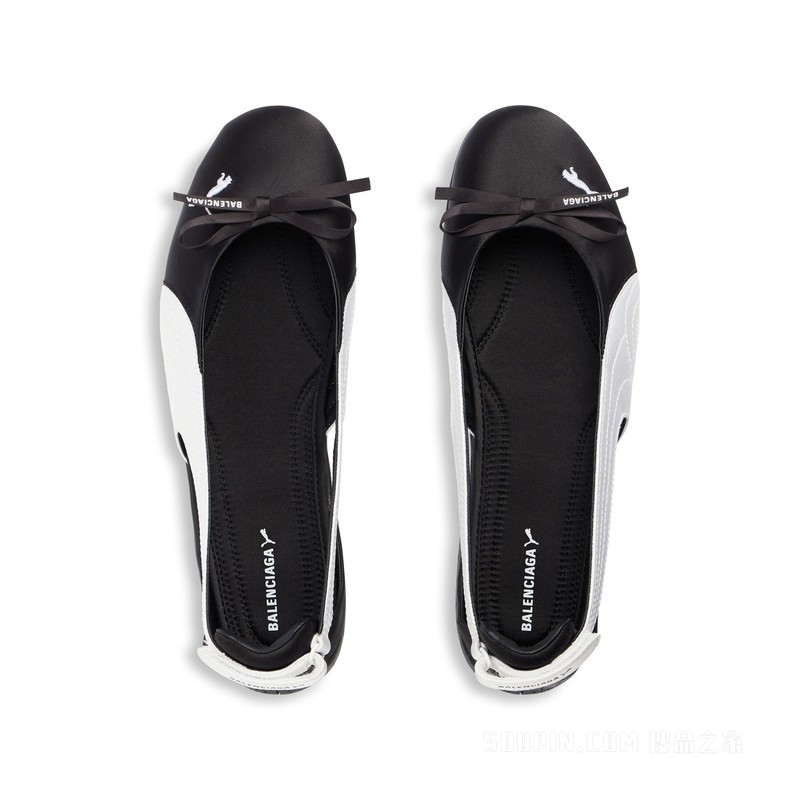 SPEEDCAT BALENCIAGA缎面女士芭蕾舞鞋