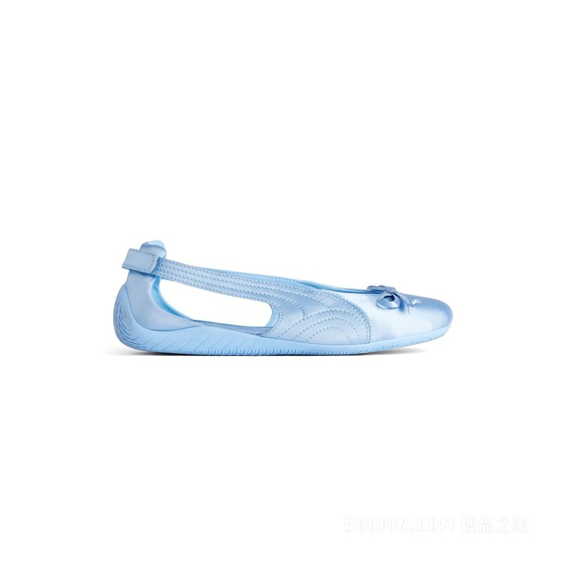 SPEEDCAT BALENCIAGA缎面女士芭蕾舞鞋