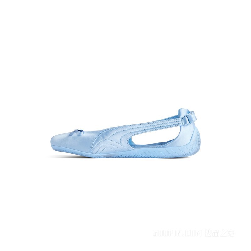 SPEEDCAT BALENCIAGA缎面女士芭蕾舞鞋