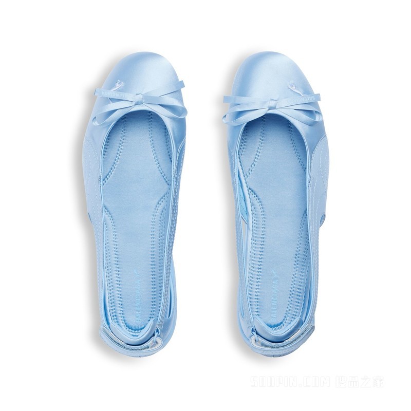 SPEEDCAT BALENCIAGA缎面女士芭蕾舞鞋