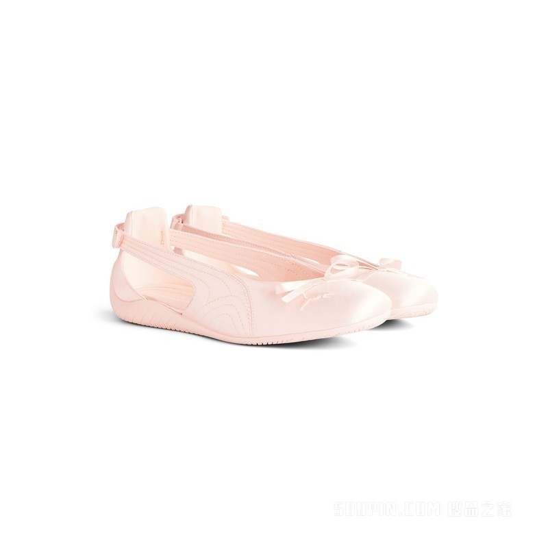 SPEEDCAT BALENCIAGA缎面女士芭蕾舞鞋
