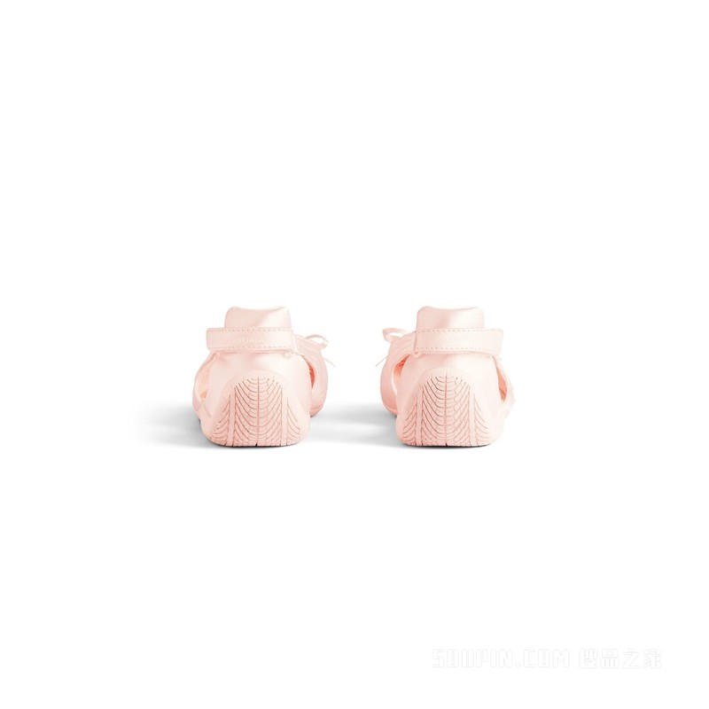 SPEEDCAT BALENCIAGA缎面女士芭蕾舞鞋