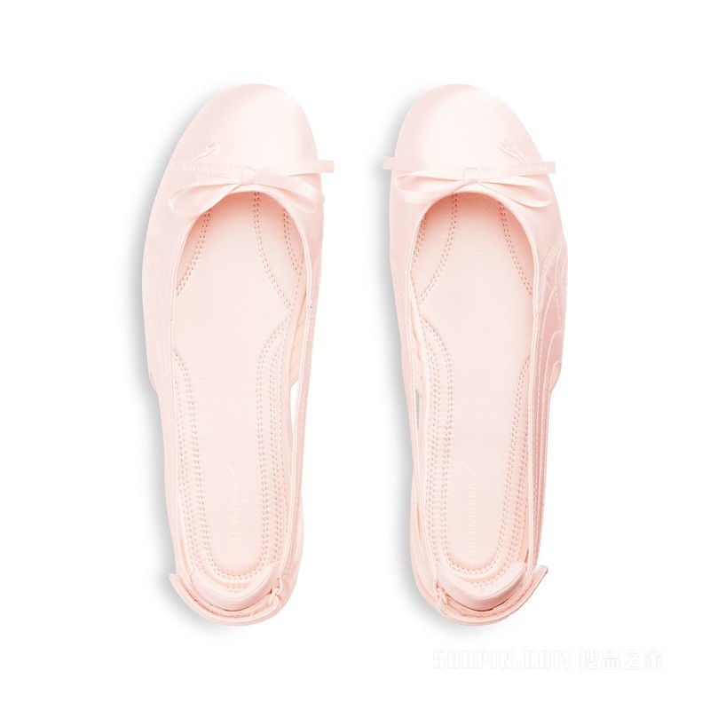 SPEEDCAT BALENCIAGA缎面女士芭蕾舞鞋