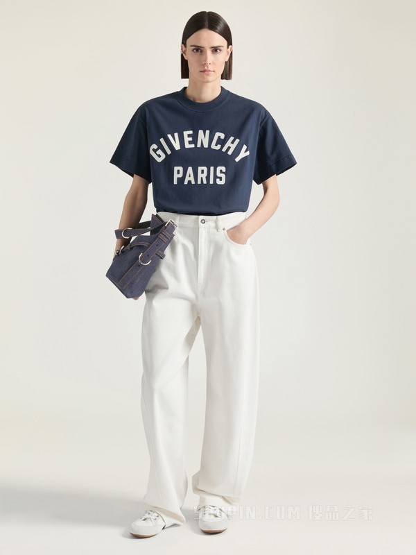 方正版型GIVENCHY Paris LOGO T恤