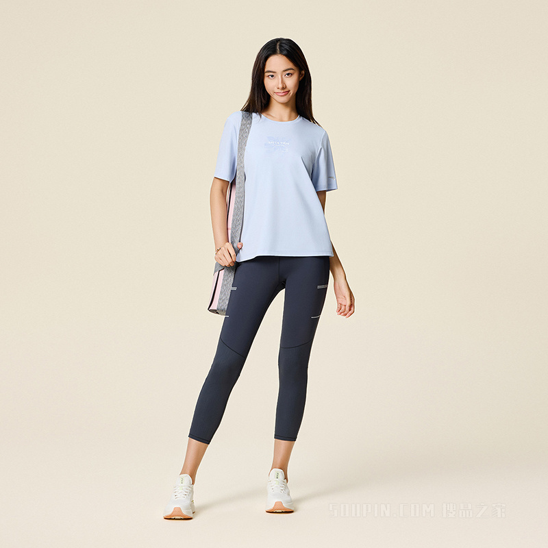 安踏冰丝TEE | 训练女子冰肤短袖针织衫