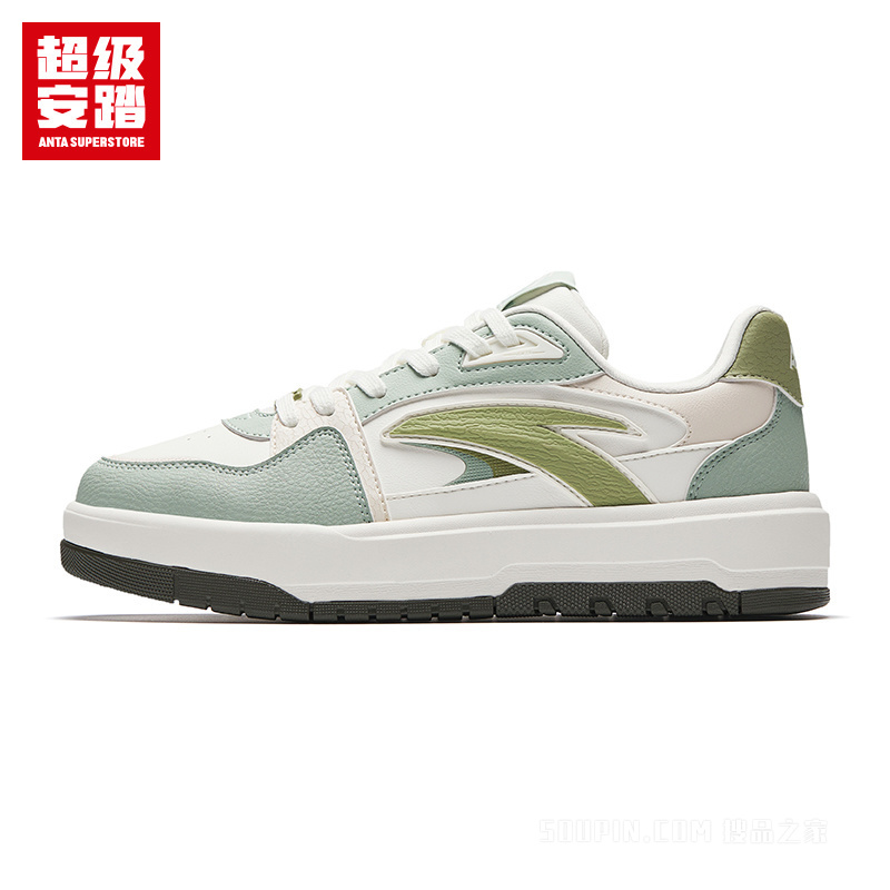 超级安踏生活系列月牙女子板鞋