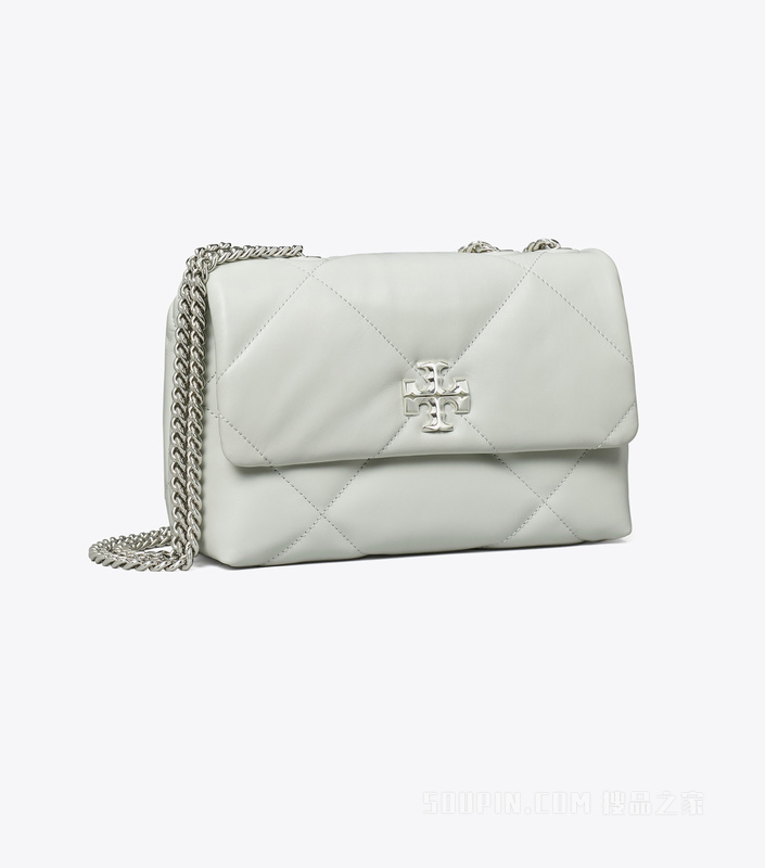 Kira 小号两用肩背包 浅钛白色