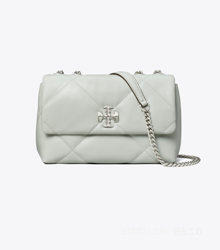 Kira 小号两用肩背包 浅钛白色