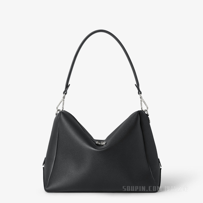 FENDI Lui大号手袋 黑色皮革手袋