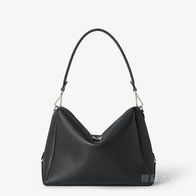 FENDI Lui大号手袋 黑色皮革手袋