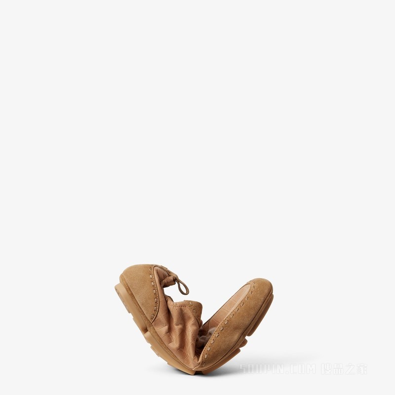 FENDI Fit运动鞋 米色皮革低帮鞋