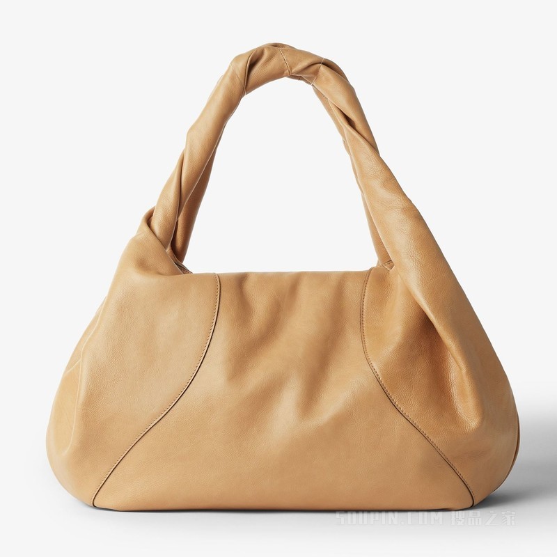 FENDI Spy大号手袋 米色皮革手袋