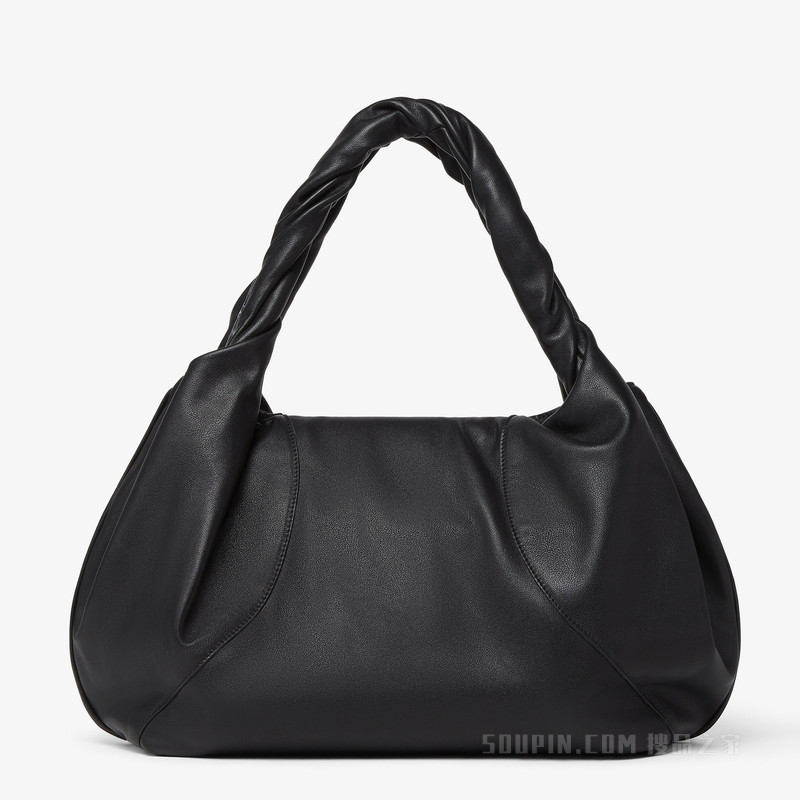 FENDI Spy大号手袋 黑色皮革手袋