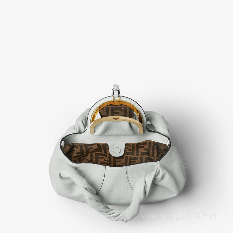 FENDI Spy小号手袋 抹茶绿皮革手袋