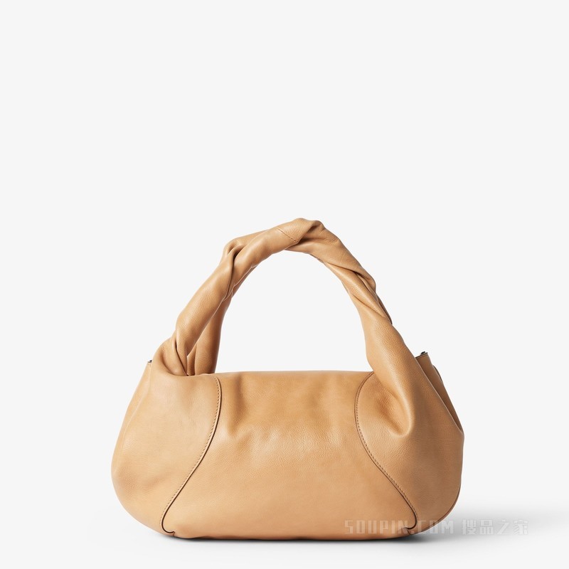 FENDI Spy小号手袋 米色皮革手袋