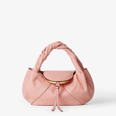 FENDI Spy小号手袋 粉红色皮革手袋