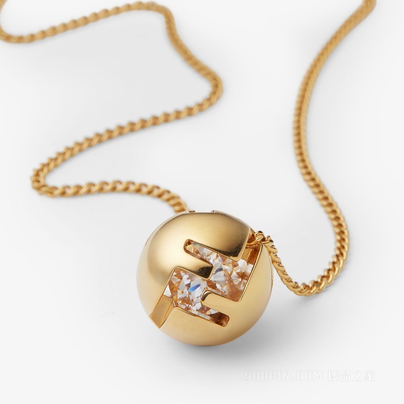 FENDI Sphera项链 金色项链
