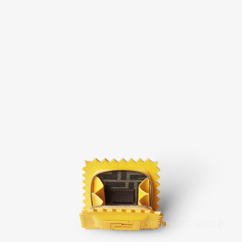 Raviolo吊饰 黄色皮革吊饰