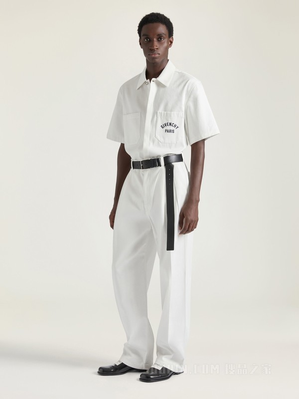 GIVENCHY Paris LOGO刺绣衬衫
