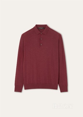 Loro Piana 男士 Polo 针织衫 初剪羊毛