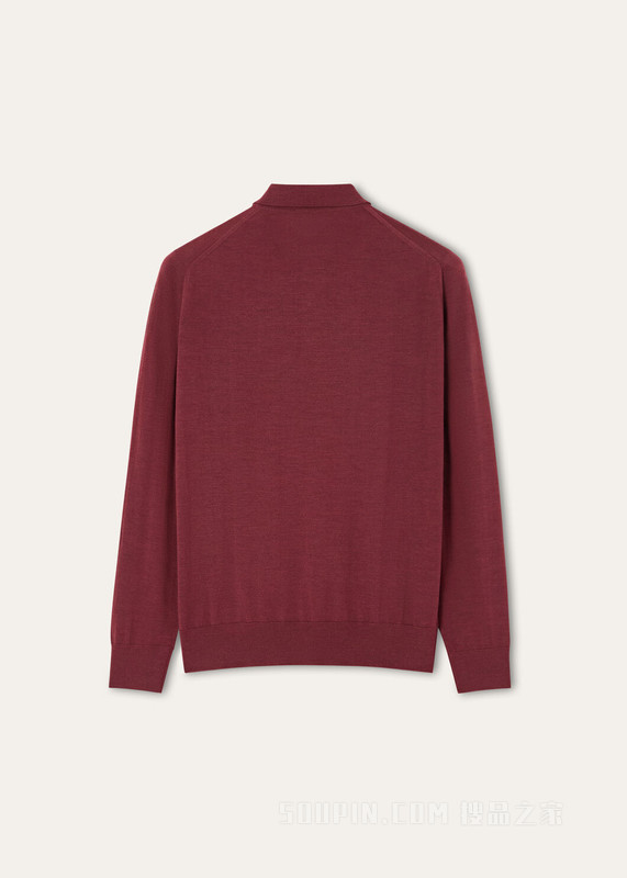 Loro Piana 男士 Polo 针织衫 初剪羊毛