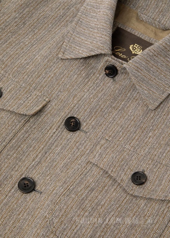 Piers男士户外夹克 亚麻, 初剪羊毛