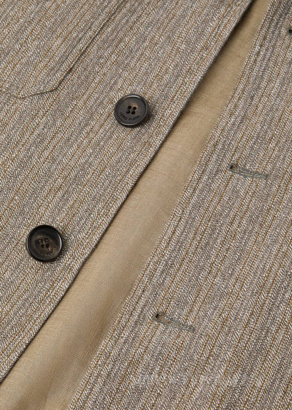 Piers男士户外夹克 亚麻, 初剪羊毛