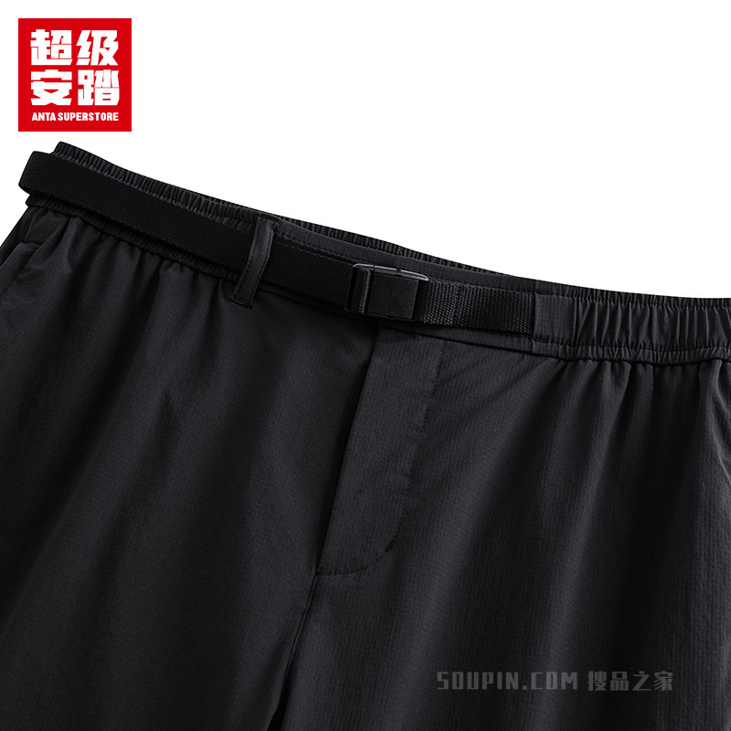超级安踏户外女子防泼水梭织运动长裤